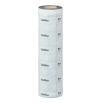 Rol a 5mtr. UBIFLEX FINIO loodvervanger 600mm zelfklevend zwart Ubbink