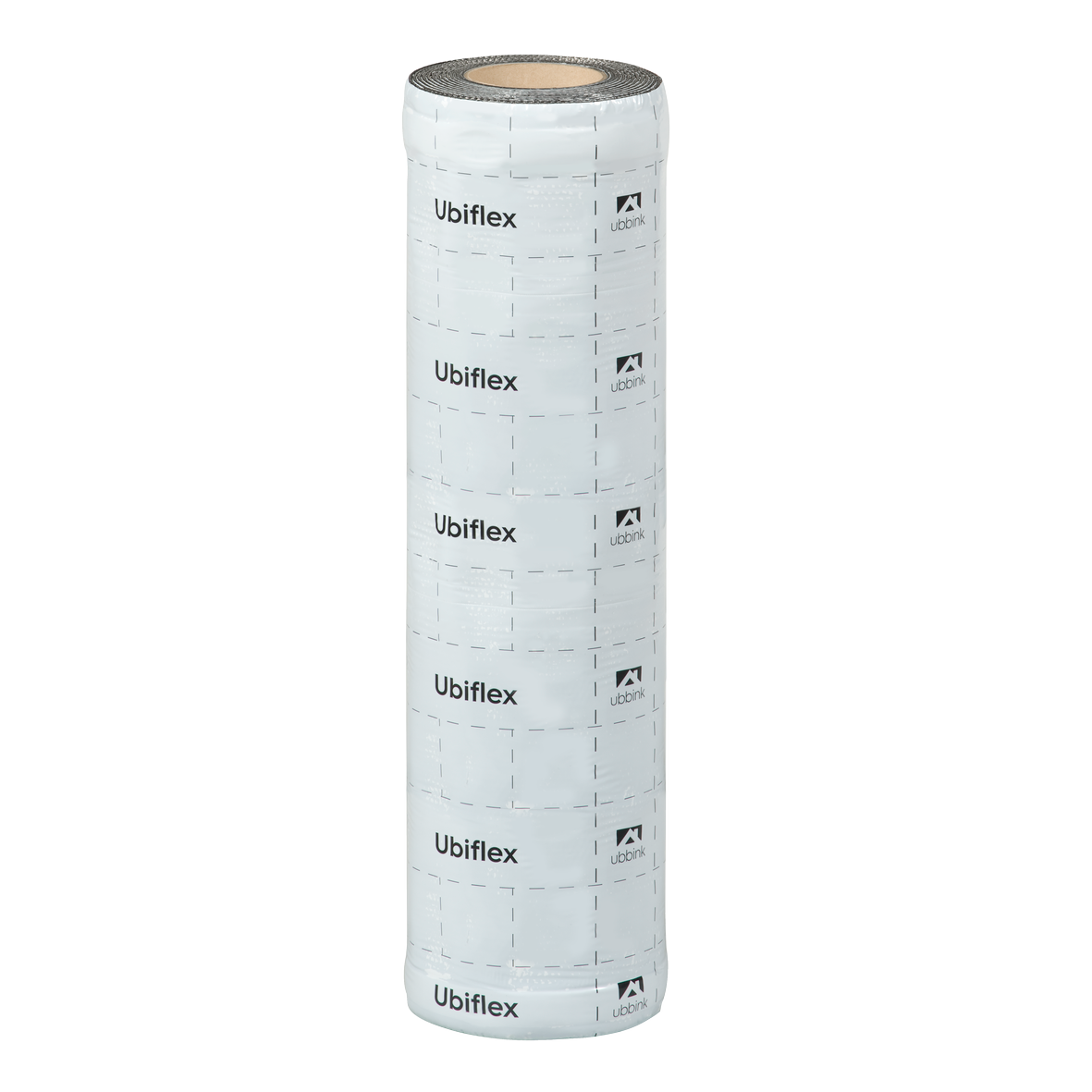 Rol a 5mtr. UBIFLEX FINIO loodvervanger 600mm zelfklevend zwart Ubbink