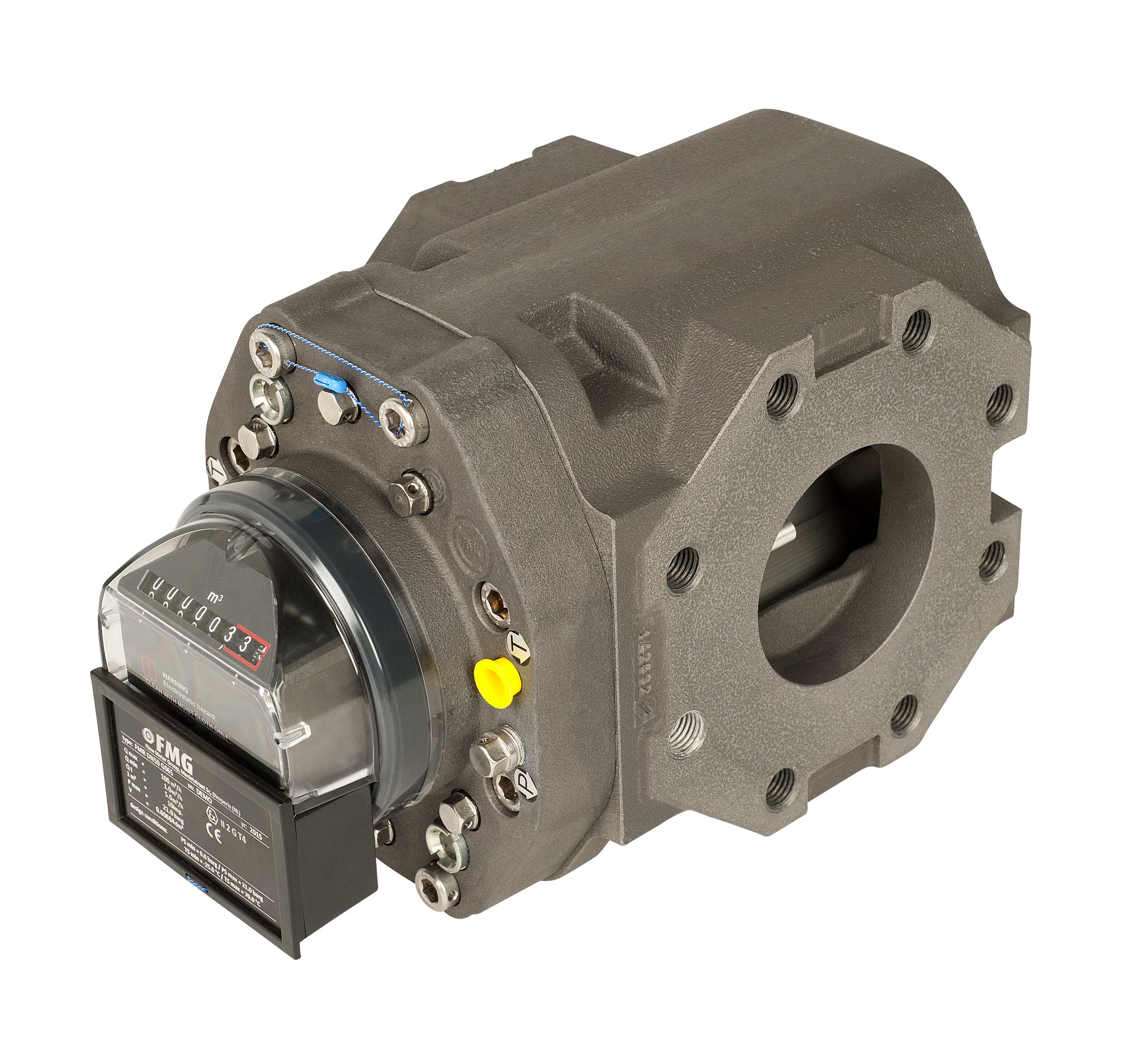 Rotorgasmeter FMR G250 DN100 PN16 meetbereik 2,5-400m³/h gAvilar
