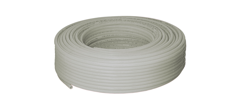 Rol a 240mtr. meerlagenbuis 5 lagen vloerverwarming PE-RT 18x2mm wit VVE=6 Henco