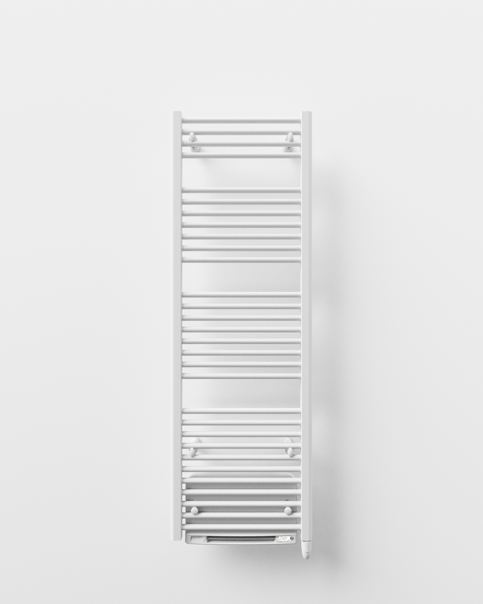 Elektr. badkamerradiator BANO-EL-BL 500x1502mm wit RAL9016 incl. blower wit 1000W VASCO