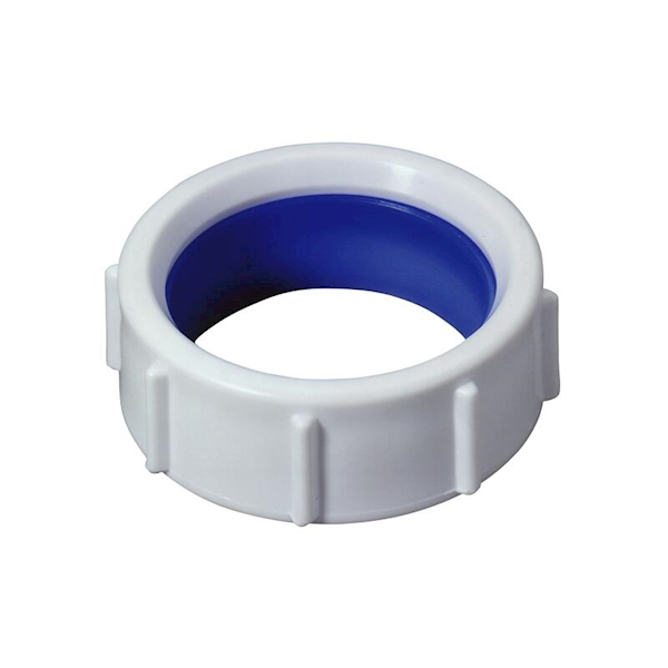 Inlaatwartelmoer gr + ring 1.1/2" VVE=50 McAlpine Walraven