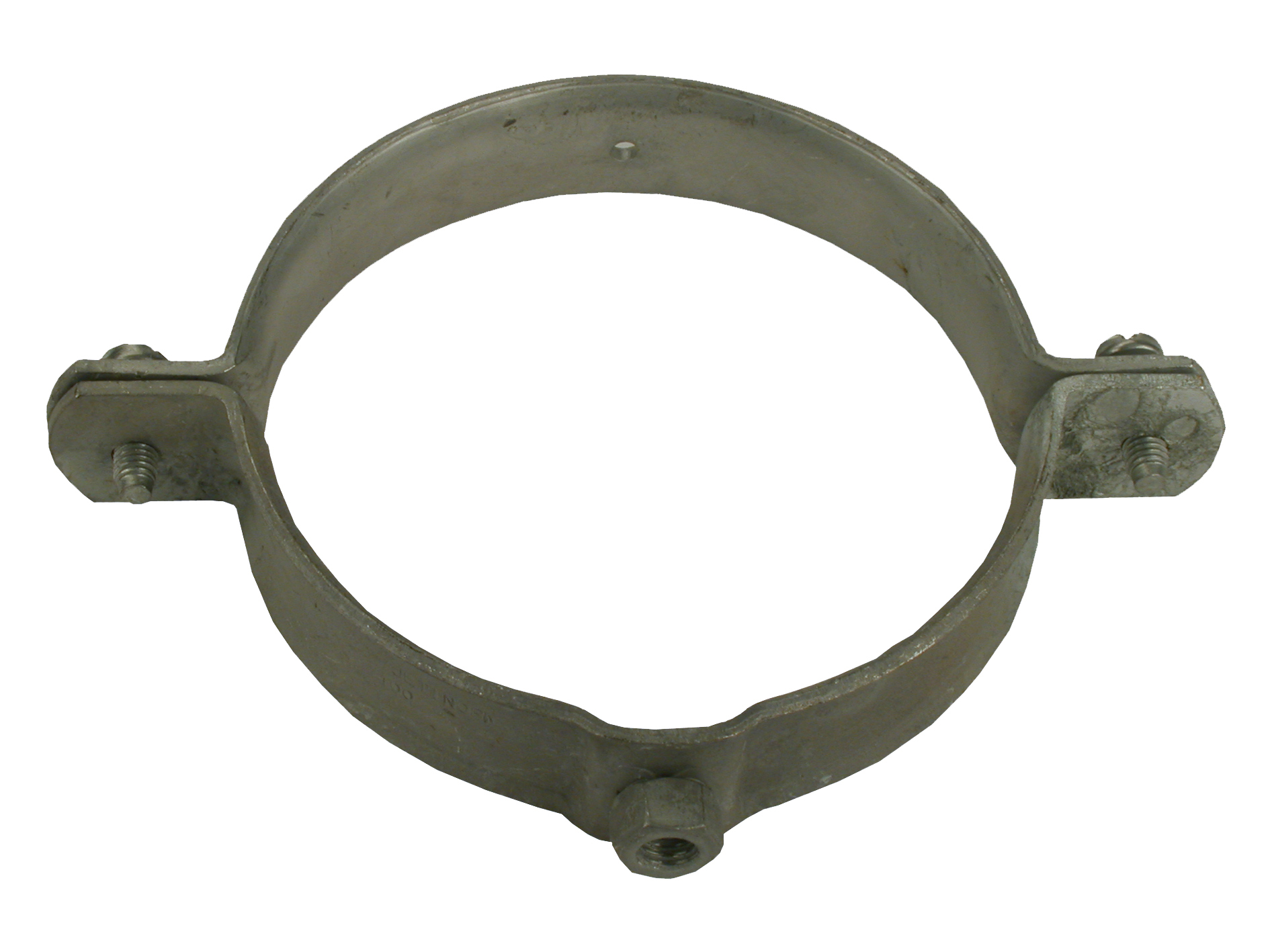 Metalen M8 rioleringsbeugel 125mm thermisch verzinkt Wavin
