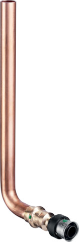 Aansluitbocht SMARTPRESS 16x15mm spie-eind l=200mm CU 6776 Viega