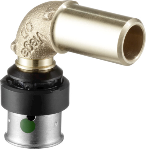 Insteekknie SMARTPRESS 20x22mm spie-eind brons 6793 Viega