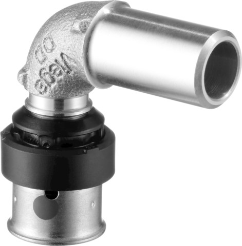 Insteekknie SMARTPRESS 20x22mm spie-eind brons 6793 Viega