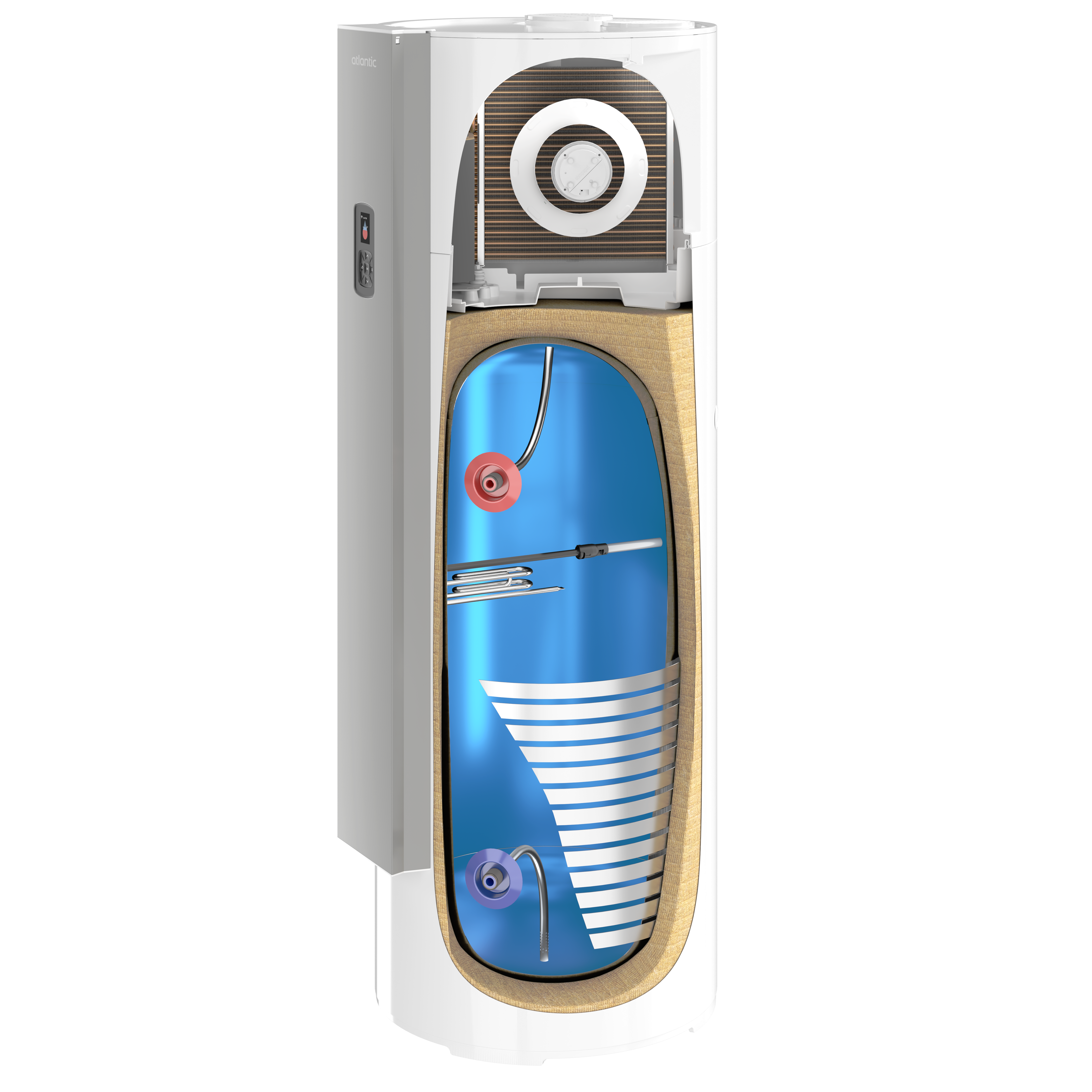 Warmtepompboiler EXPLORER-V5 200Ltr. staand model ATLANTIC