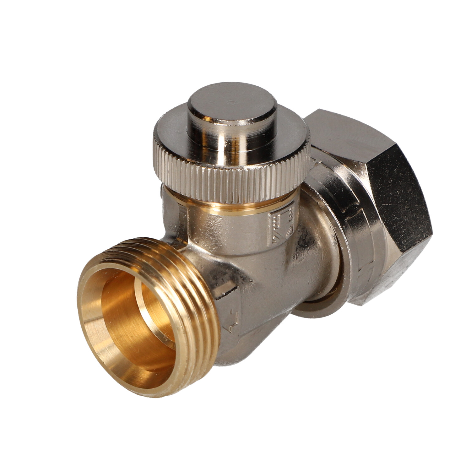 Thermostatisch koelstop ventiel 3/4" Euroconus + ontluchter Albrand