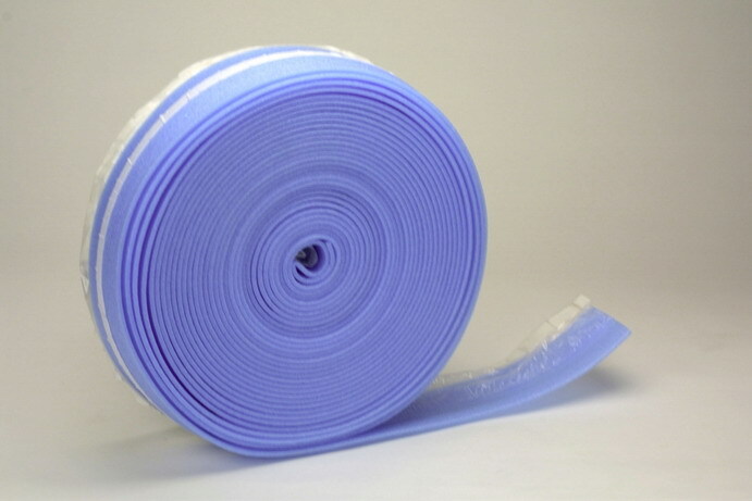Rol a 50m. Randisolatie 100x8mm folie met plakrand Albrand