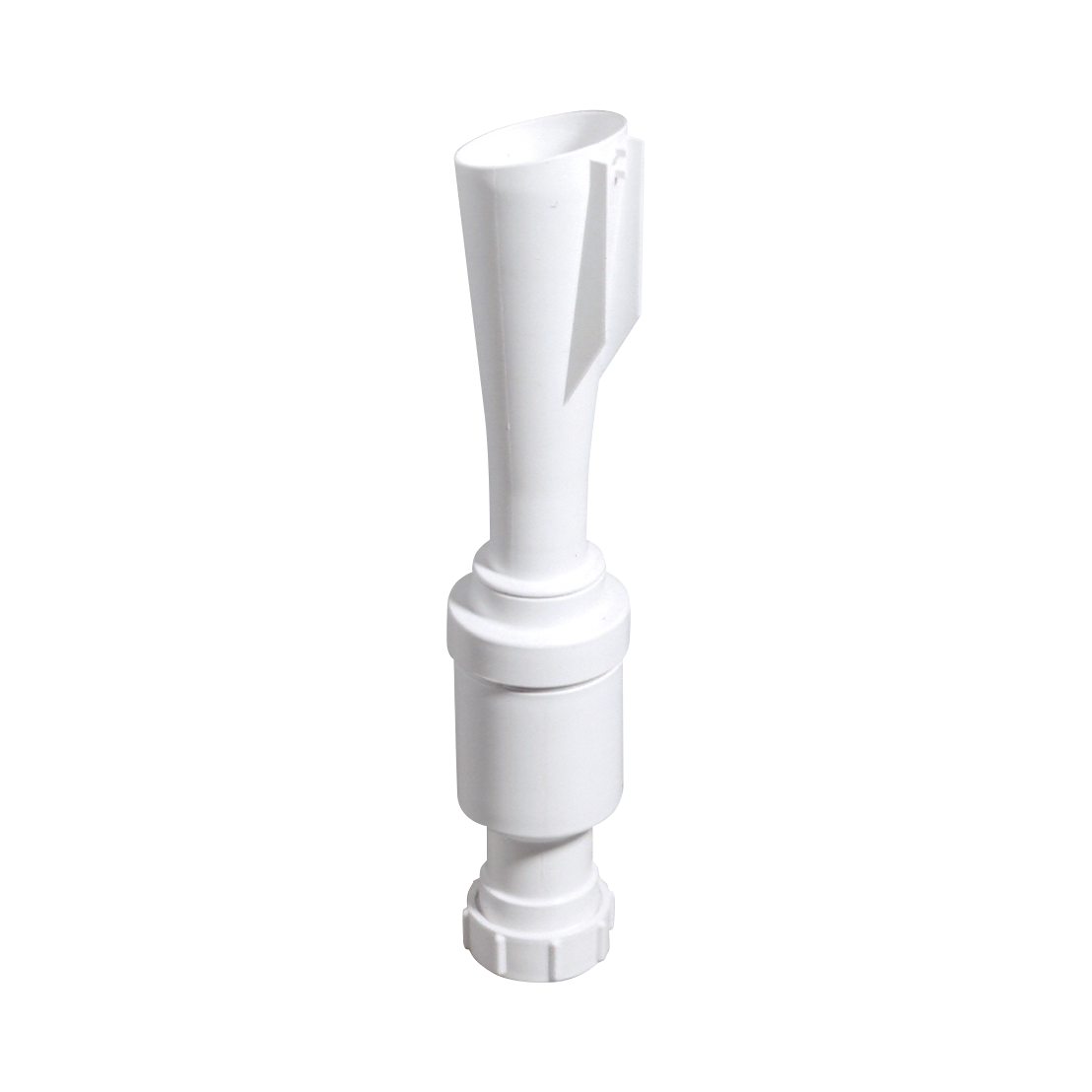 Trechtersifon + waterslot 60mm PP wit 40mm klem McAlpine Walraven
