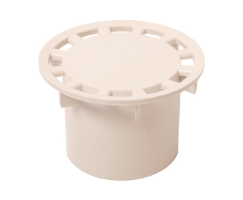 Doucheputrooster wit ABS rond D=93mm v. put 10x10cm Wavin