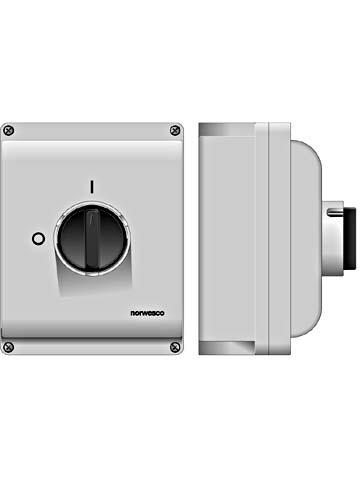 Werkschakelaar SA440 4p 40A/500V M32 grijs IP65 Norwesco