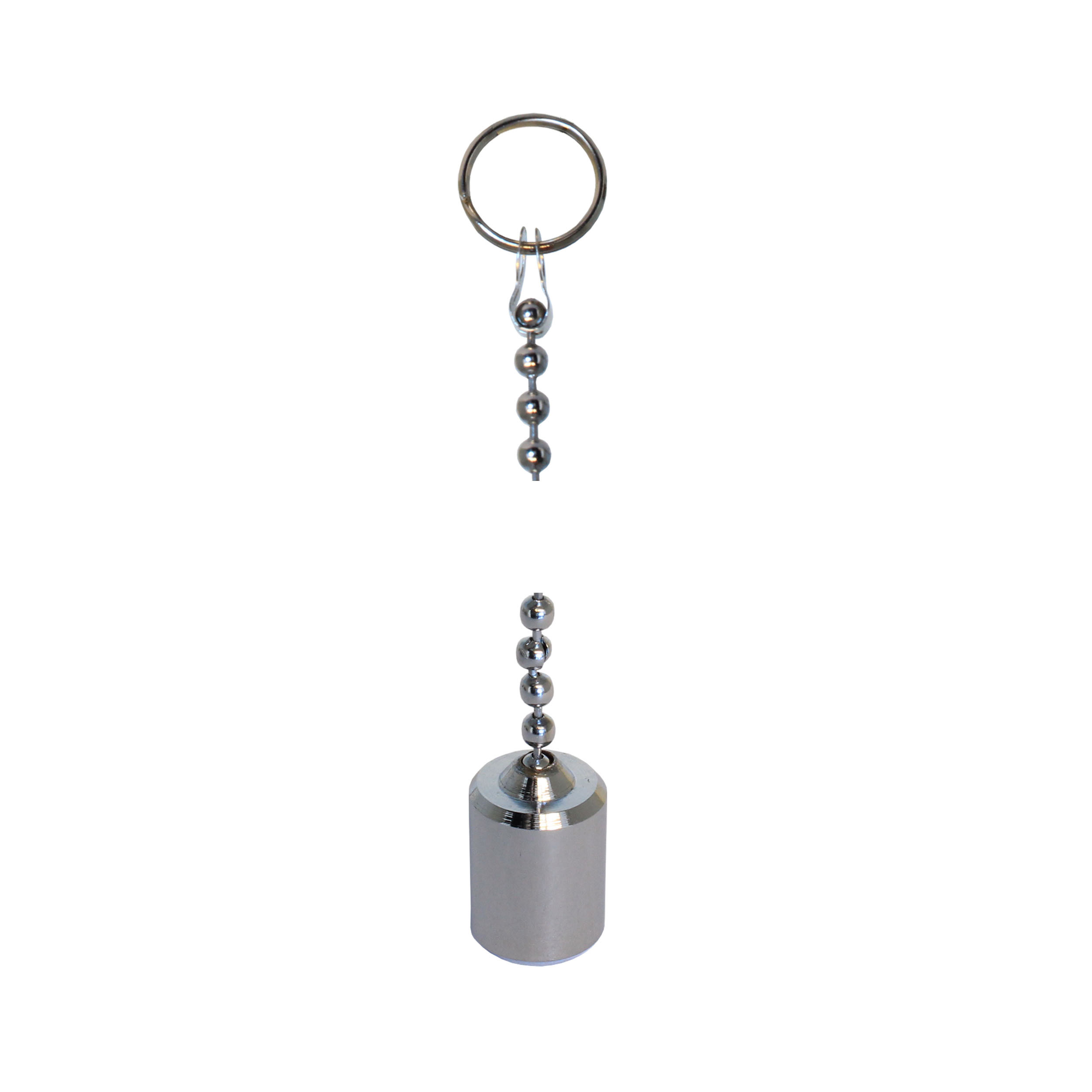 Kogelketting chroom m.contragewicht tbv bev. onder 1-gatskraan de Beer