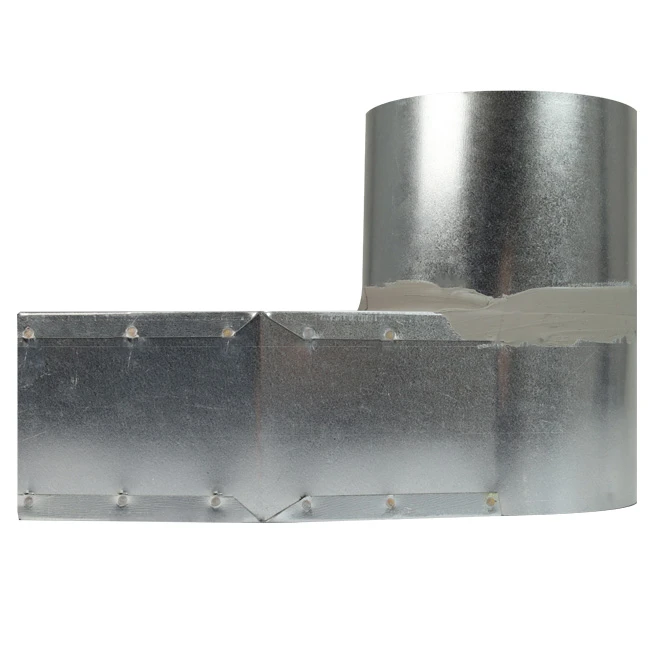 Lepe hoekstuk 170x80mm naar Ø150mm Econox