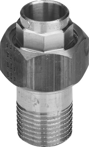 3-del. kopp. conisch brons soldeer 22mm x 3/4" bt. VVE=10 Viega