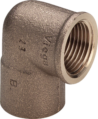 Soldeer knie brons 22mm x 3/4" bn. Viega