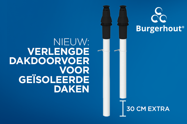 Dakdoorvoer Skyline 3000 PP 80-80mm verlengd Burgerhout