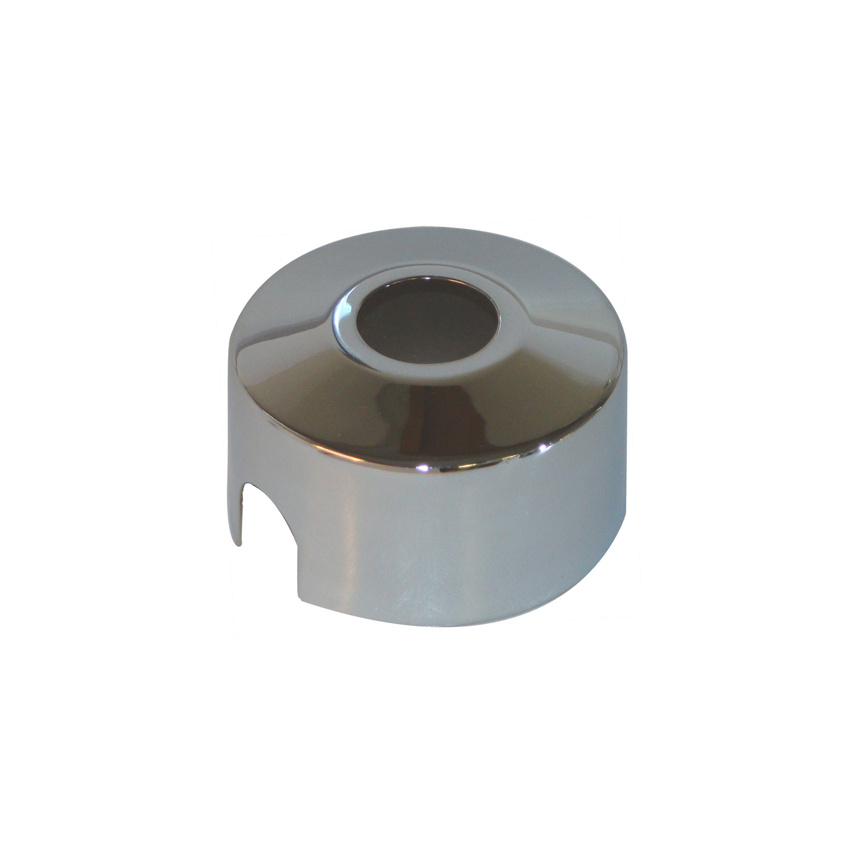 Kraanrozet 1/2" h=50mm + uitsparing 15mm chroom de Beer
