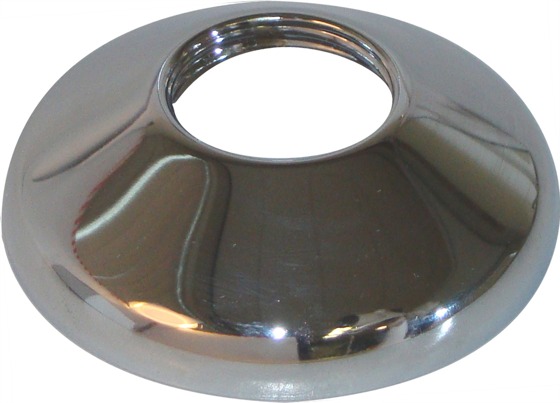 Schroefrozet 1/2" Ø60mm H25mm chroom conisch VVE=20 de Beer