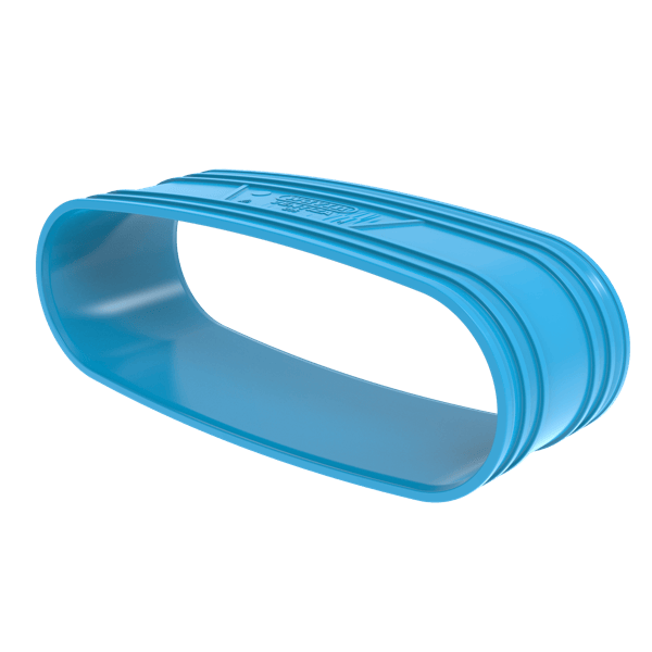 Overschuifmof PVC luchtverdeelsysteem VENTIZA blauw (235x80mm) mof/mof Wavin