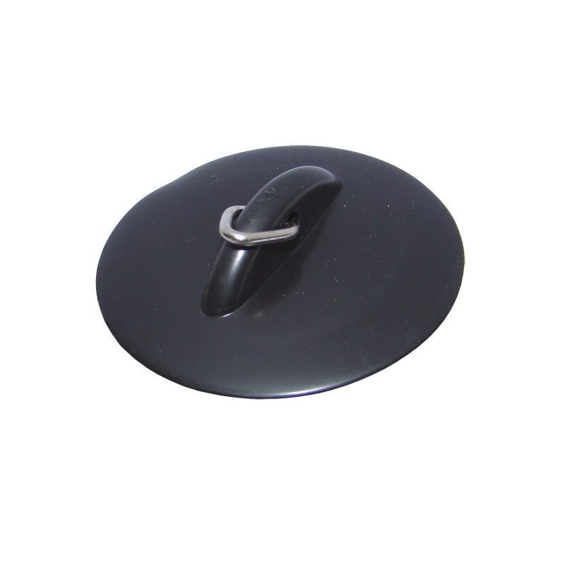 Plugstop zwart 45,5mm universeel met triangel 60mm afdekplaat VVE=20 de Beer
