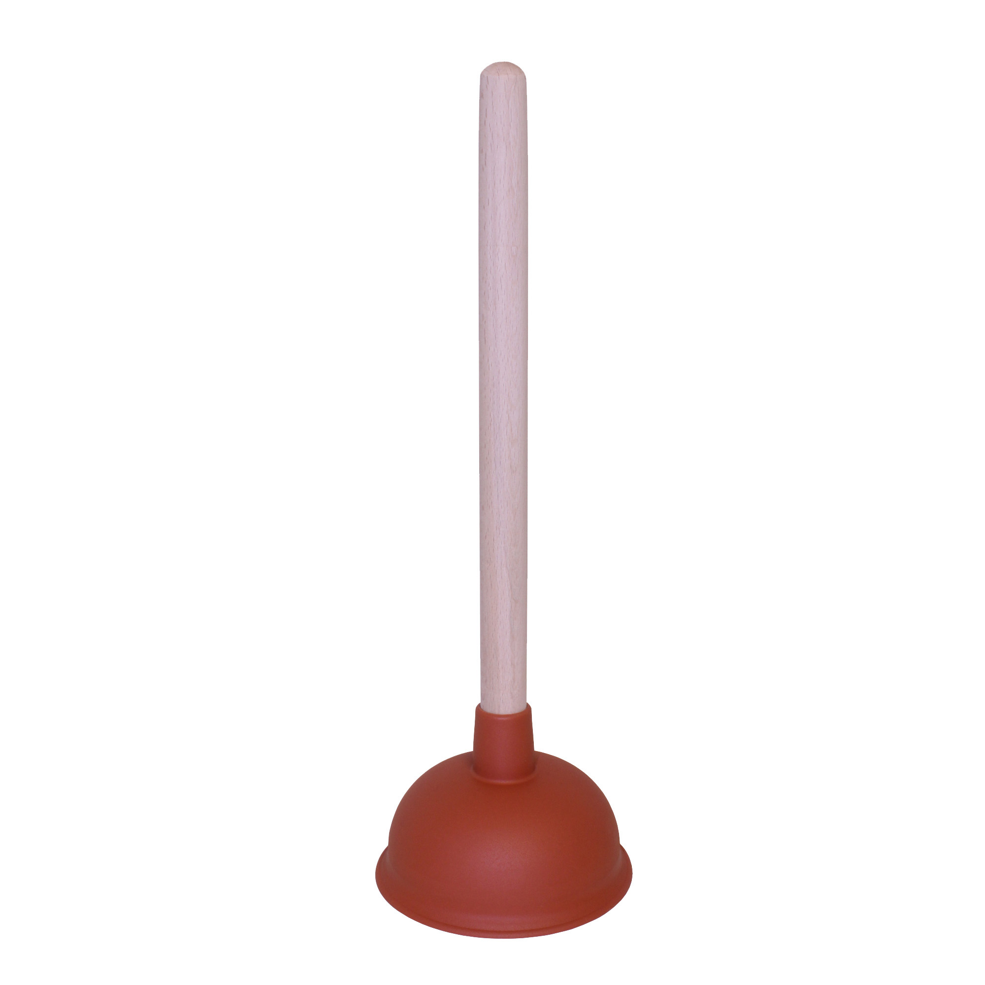 Gootsteenontstopper ø140mm met houten steel de Beer