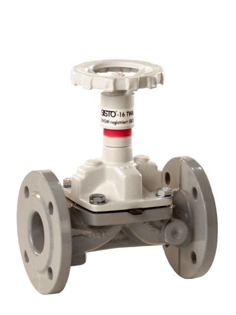 Membraanafsluiter Sisto-16 TWA drinkw. 90 gr. DN200 flens KSB