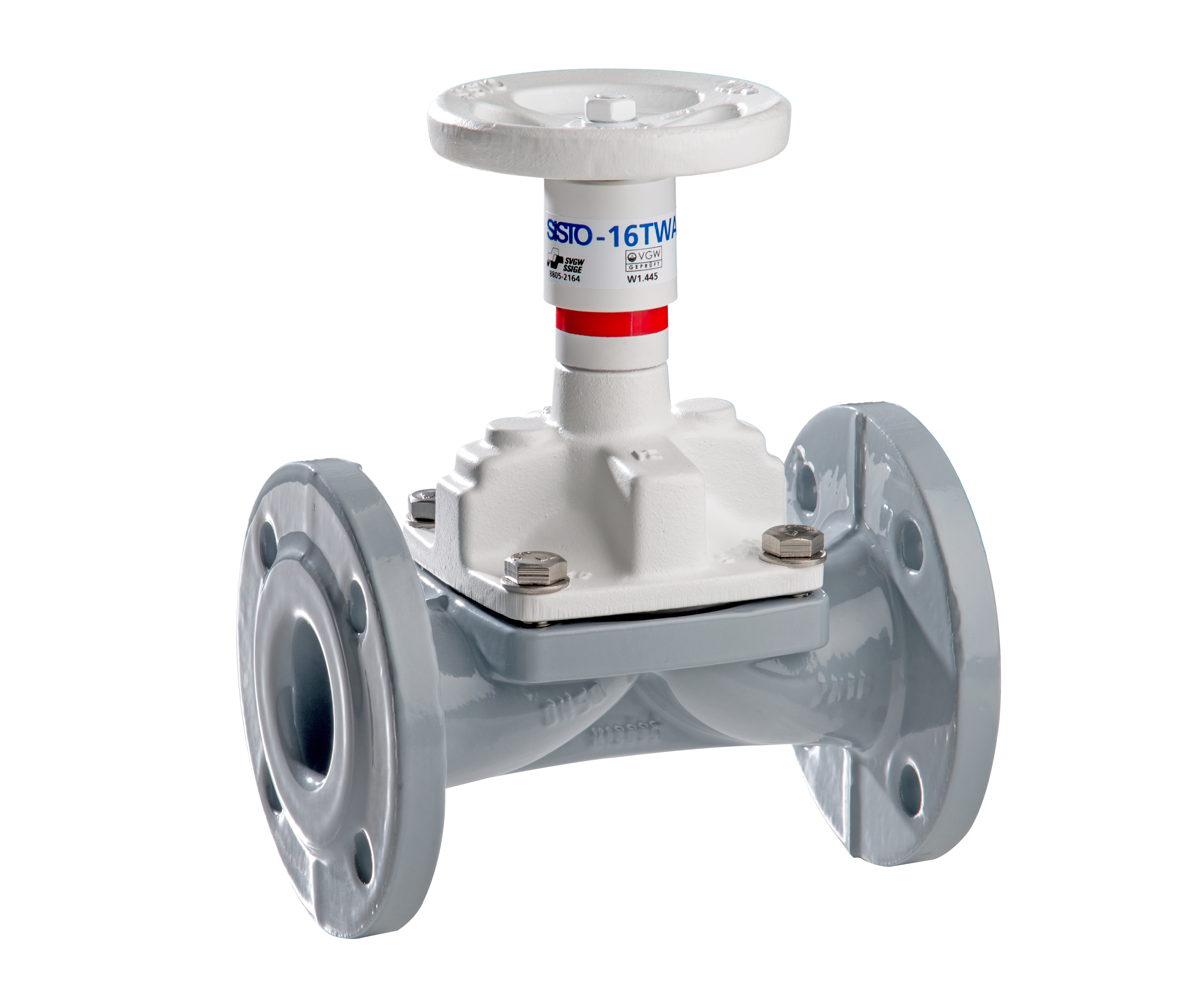 Membraanafsluiter Sisto-16 TWA drinkw. 90 gr. DN150 flens KSB