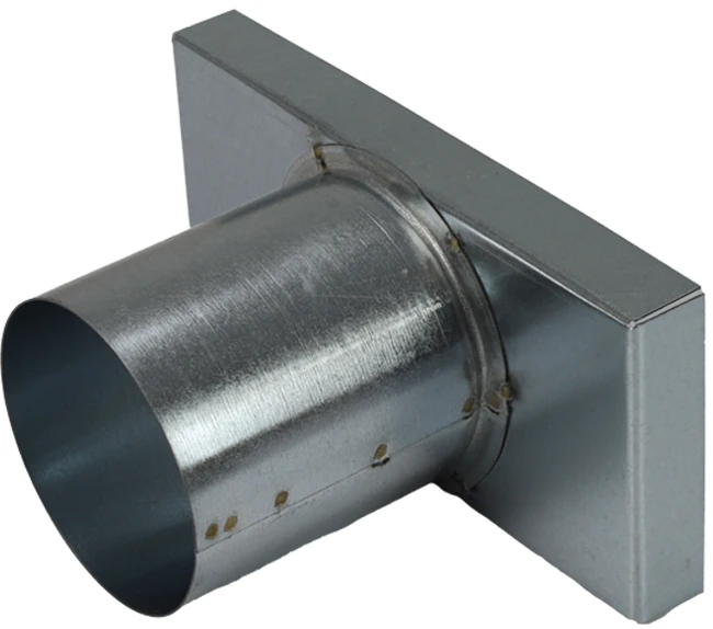 Deksel 170x80mm+aansluiting Ø80mm tbv instortkanaal Econox