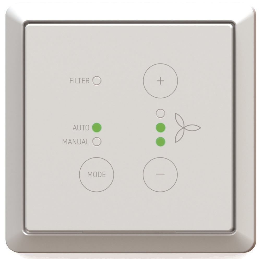 Bedieningspaneel comfoswitch ComfoNet 67 incl. opbouwdoos Zehnder