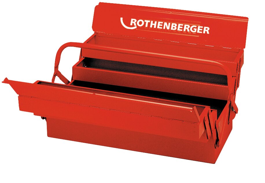 Gereedschapskist rood 530x200x200mm 5-delig ROTHENBERGER