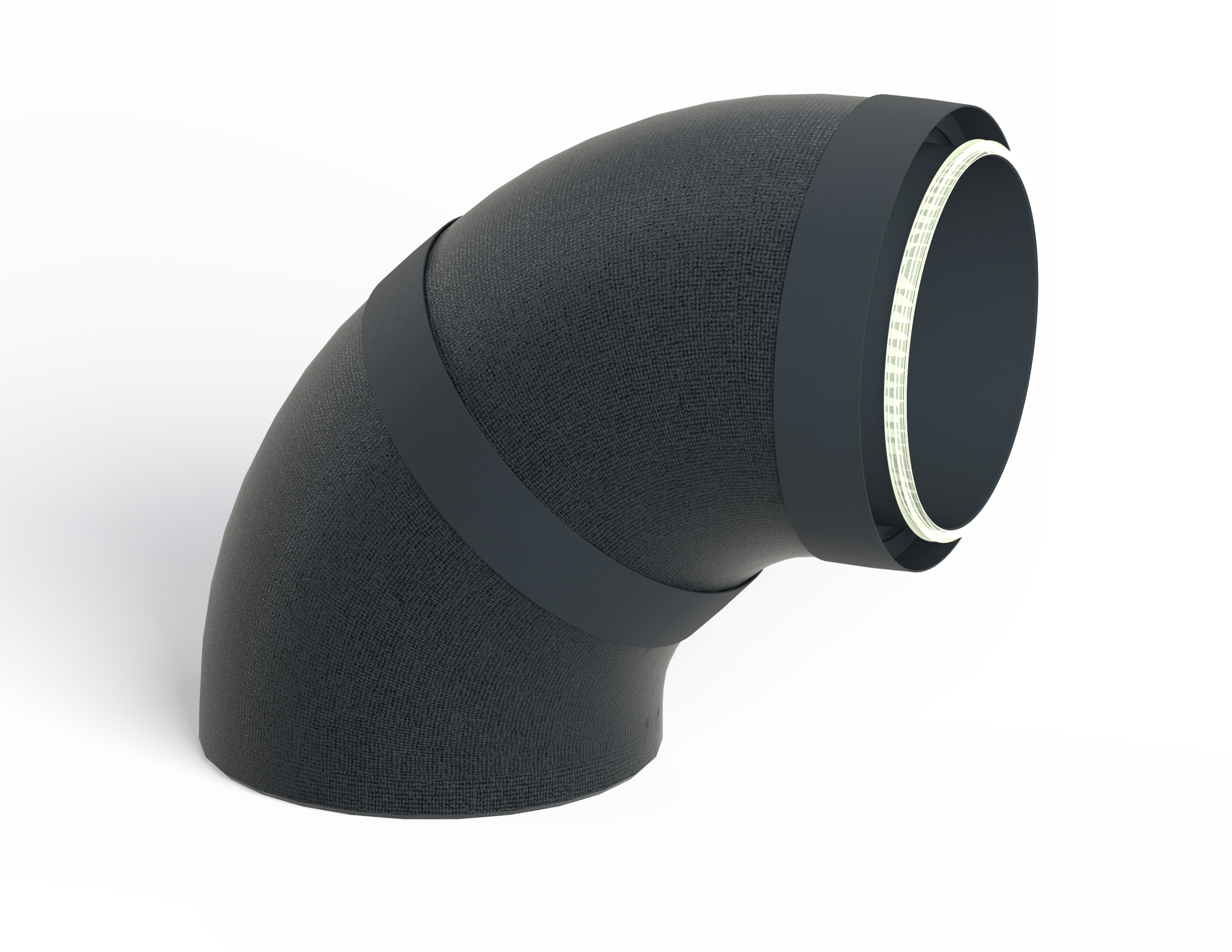 Ventilatiebocht EasyAir EPS 180 90° Burgerhout