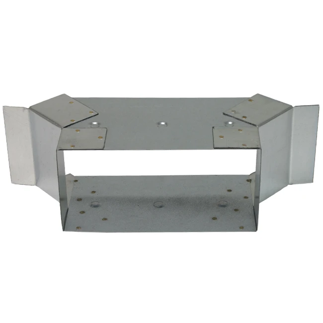 Zijaansluiting 170x80mm voor rechthoekig instortkanaal Thermoduct Econox
