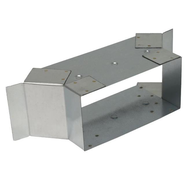 Zijaansluiting 170x80mm voor rechthoekig instortkanaal Thermoduct Econox