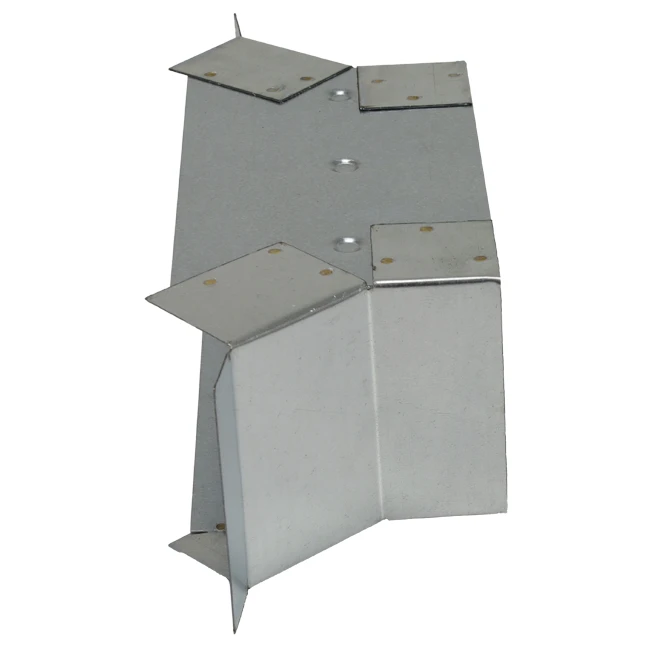 Zijaansluiting 170x80mm voor rechthoekig instortkanaal Thermoduct Econox