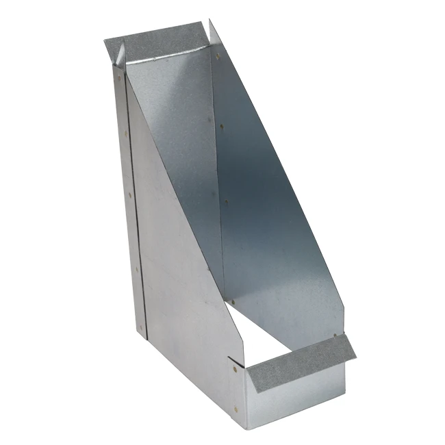 Zijaansluiting 170x80mm 45° voor rechthoekig instortkanaal Thermoduct Econox