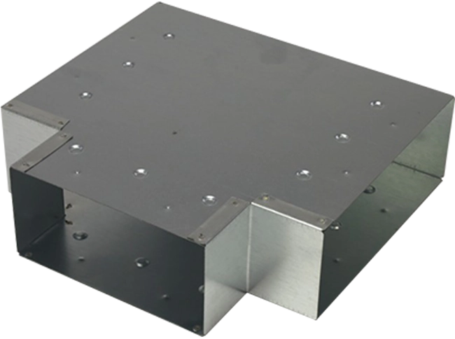 T-stuk haaks 90° 170x80mm-170x80mm tbv instortkanaal Thermoduct Econox