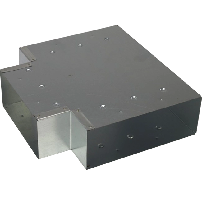 T-stuk haaks 90° 220x80mm-170x80mm tbv instortkanaal Thermoduct Econox