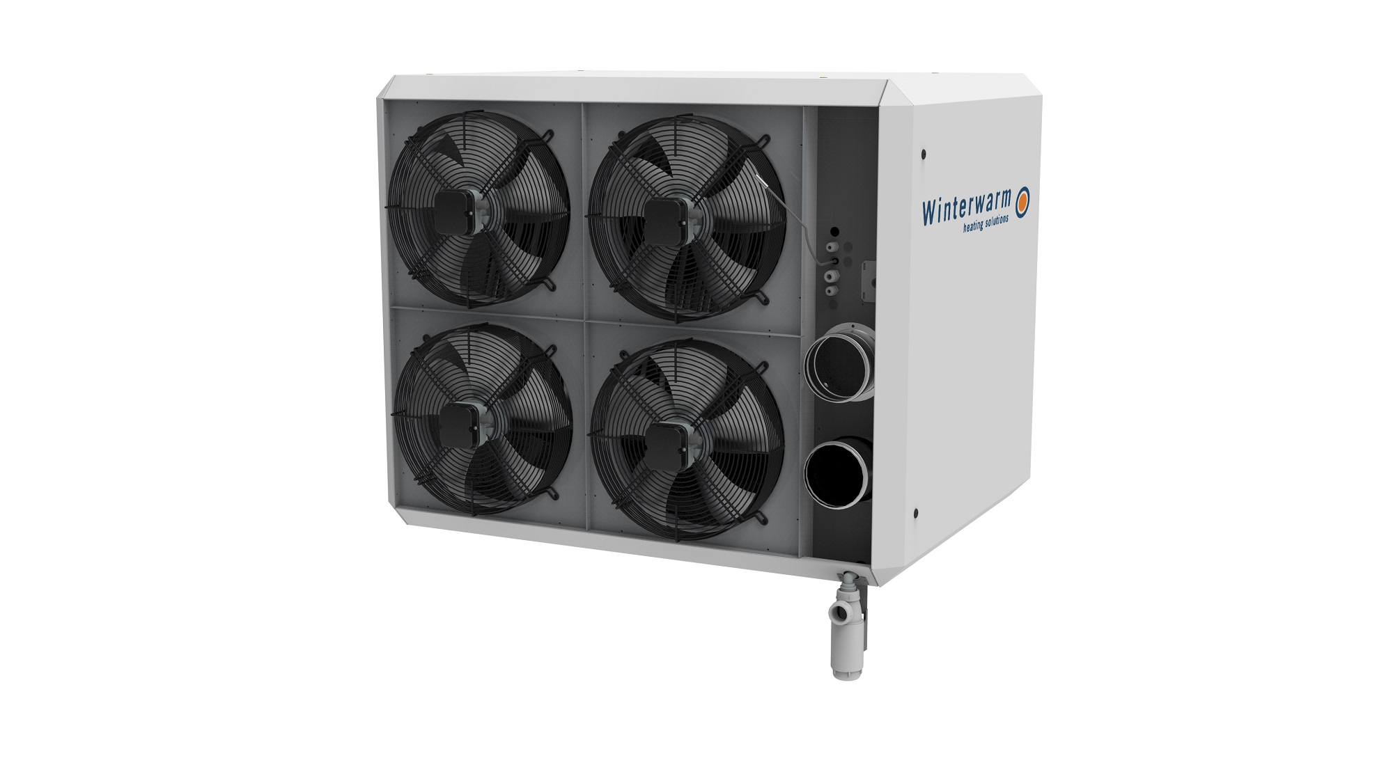 Luchtverwarmer HR condenserend gasgestookt HR120EC propaan met EC-ventilator Winterwarm