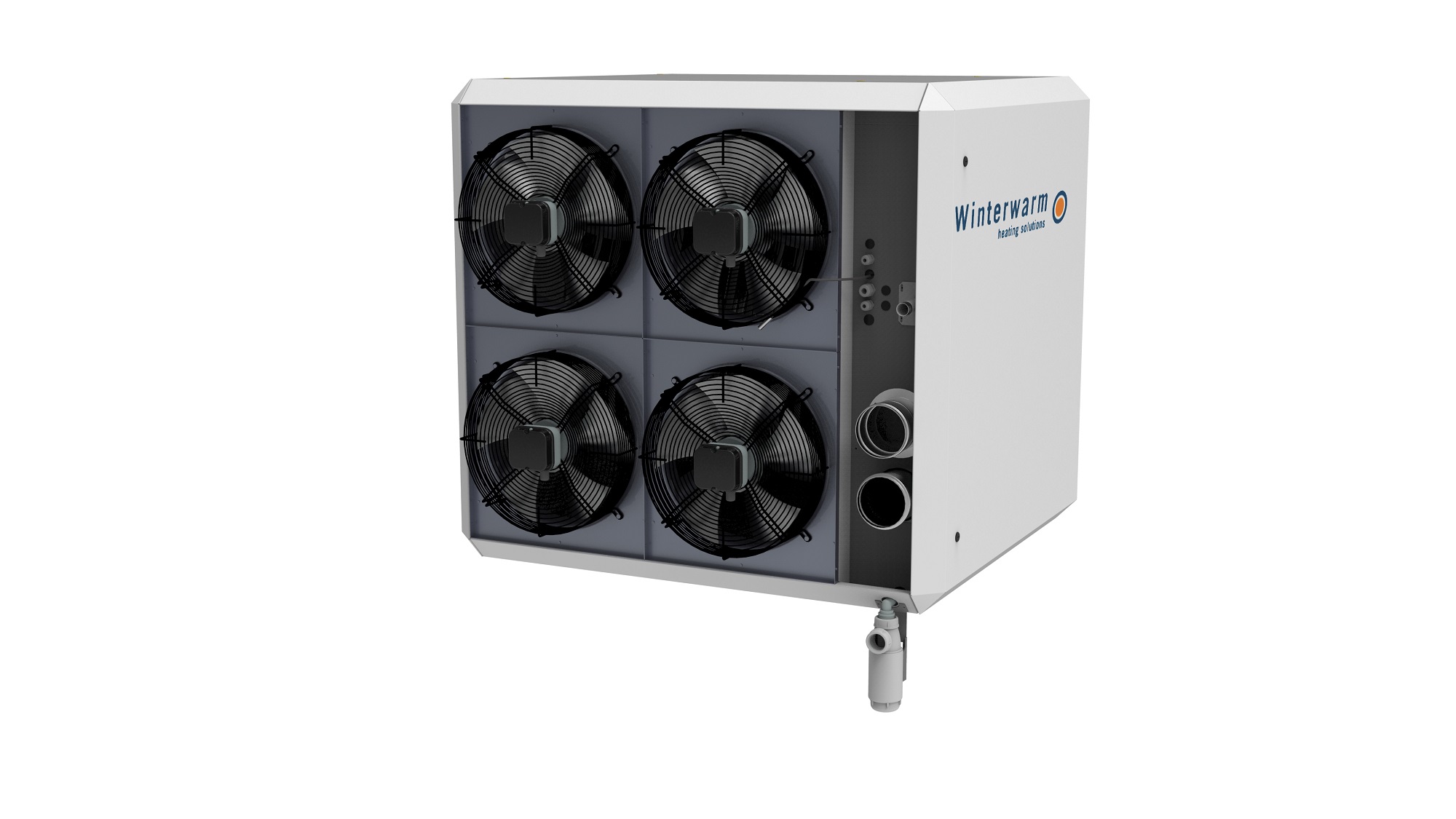 Luchtverwarmer HR condenserend gasgestookt HR100 aardgas Winterwarm