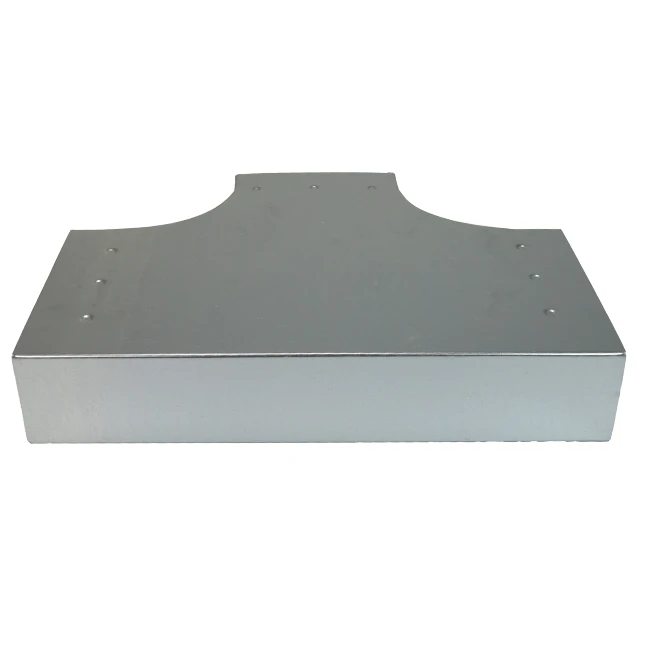 T-stuk 90° 170x80mm-170x80mm tbv instortkanaal Econox