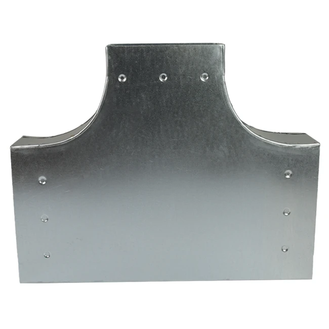T-stuk 90° 170x80mm-170x80mm tbv instortkanaal Econox