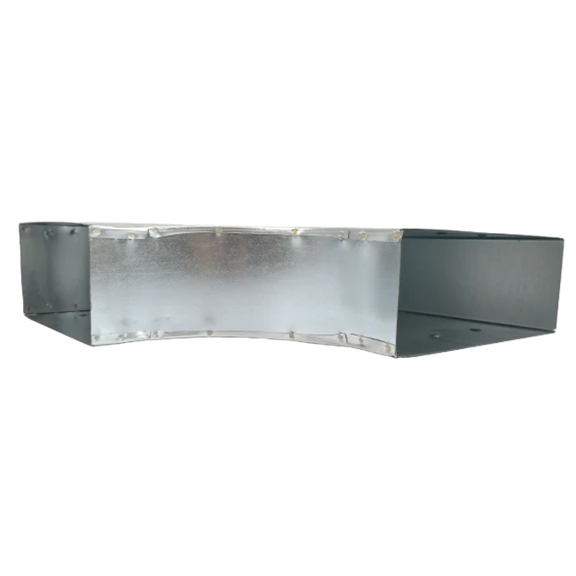 T-stuk 90° 170x80mm-170x80mm tbv instortkanaal Econox