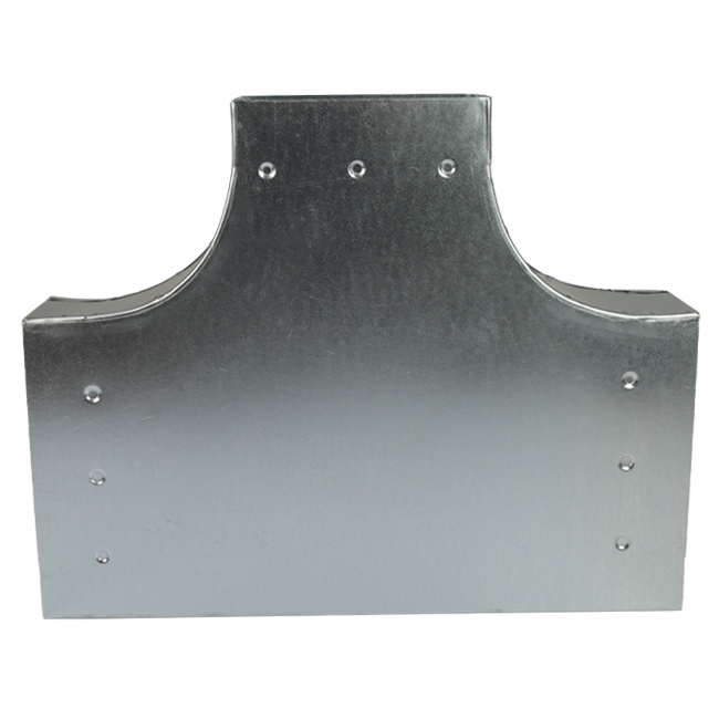 T-stuk 90° 300x80mm-300x80mm tbv instortkanaal Econox