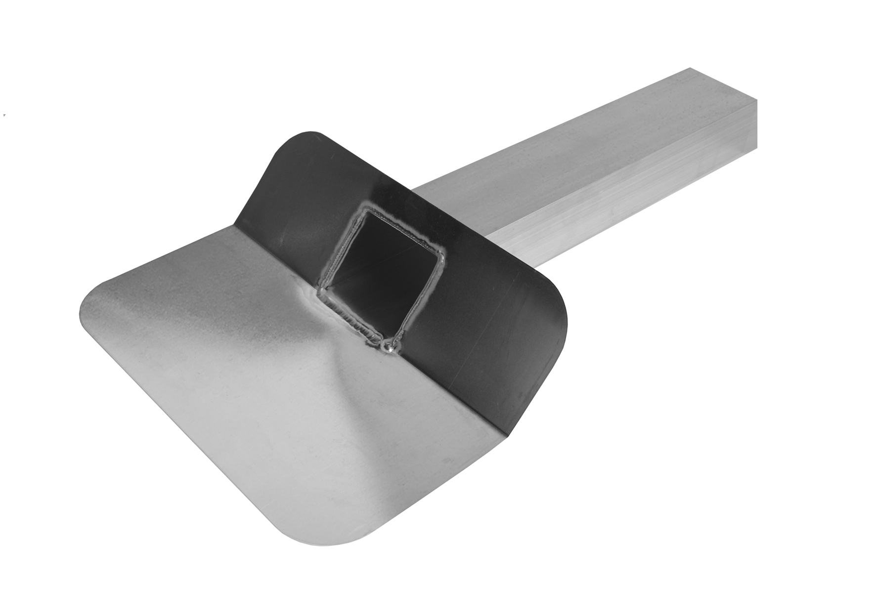 Kiezelbak gesloten aluminium 60x100mm 45° L=450 Anjo