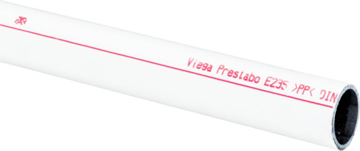 Prestabo-Buis 54x1,5 (60) staal/wit RAL9001 VVE=6 Viega