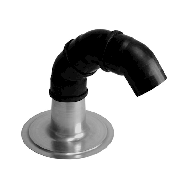 Kabeldoorvoer plakplaat alu.met PP-bochten 50mm Anjo