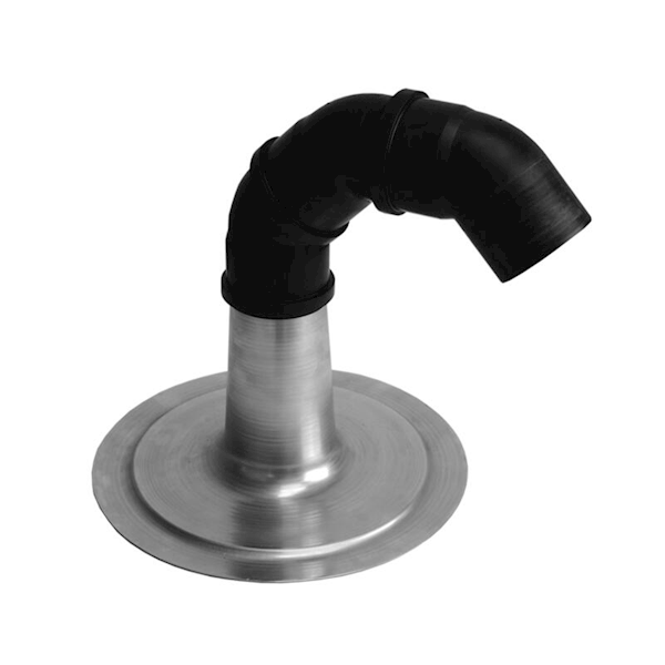 Kabeldoorvoer plakplaat alu.met PP-bochten 110mm Anjo