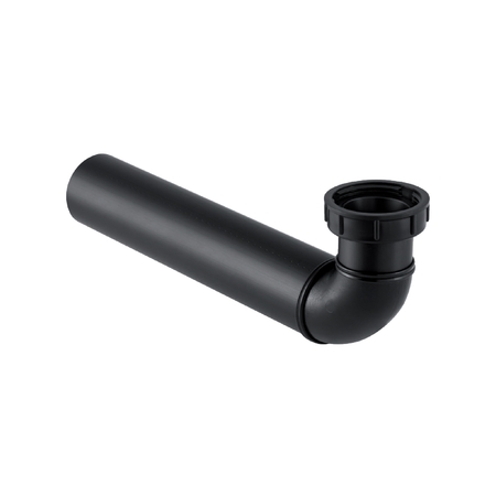 Polyethyleen (PE) aansluitbocht met pakking en moer 40/ 1.1/2" VVE=10 Geberit