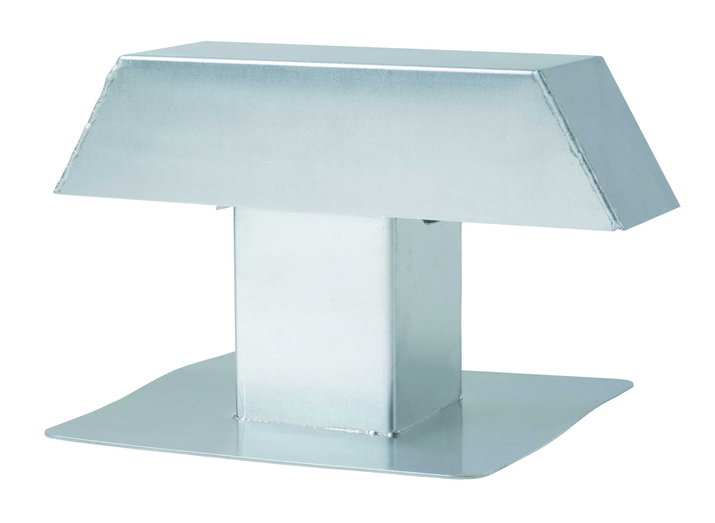 Kabeldoorvoer alu. gelast incl. plakplaat 120x120mm dubbel Anjo